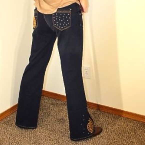 Tara's Elegance- Decorative ,denim Jean, size12. tags,new with tag - Picture 8 of 15